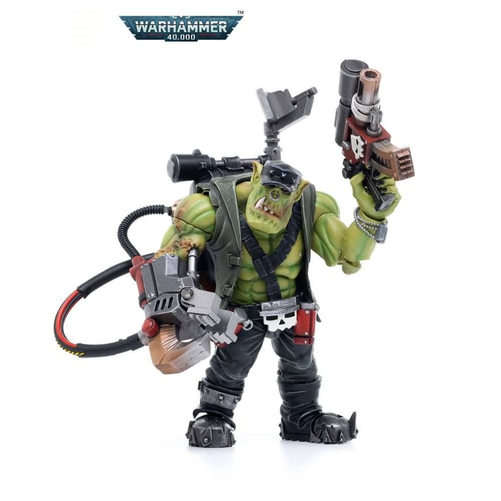 1/18 Ork Kommandos Nob Nazbog - Gedetailleerd Verzamelobject