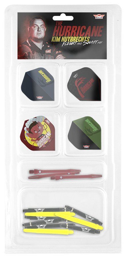 Bull's Hurricane Flight Shaft Kit - Kim Huybrechts Edition