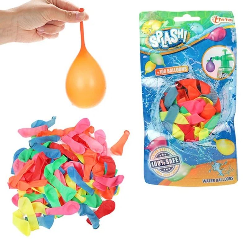 Splash HQ Waterballonnen - 100 Stuks in Zak